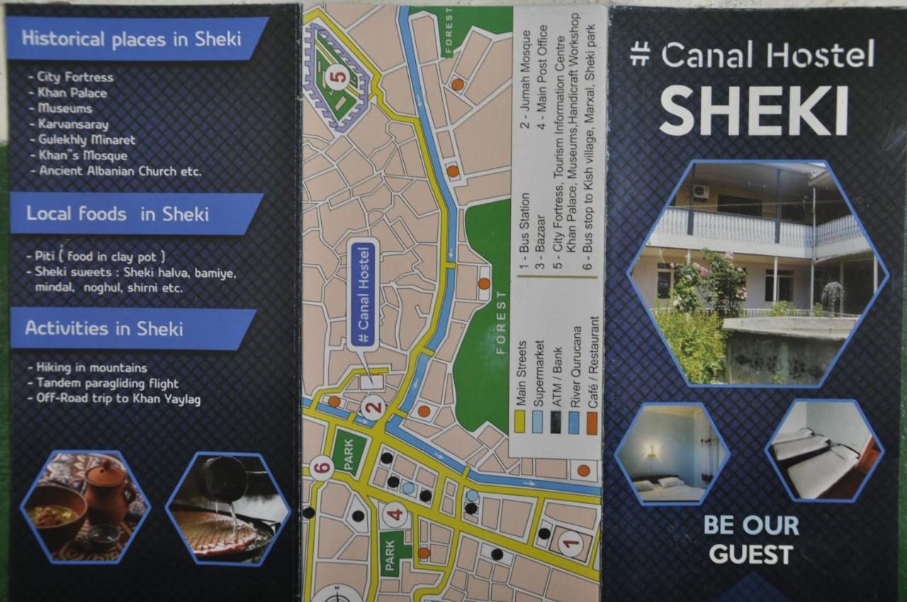 Canal Hostel Шекі Екстер'єр фото